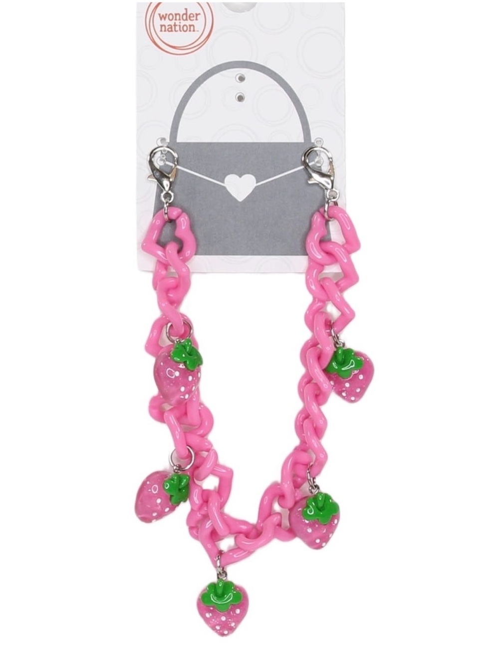 Strawberry Charm Bag Chain